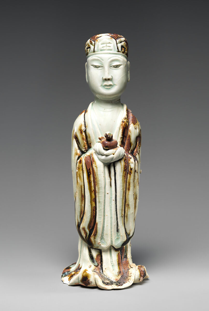 Chinese zodiac figure of a snake, Song dynasty, 11th century, Jingdezhen qingbai porcelain, The Metropolitan Museum of Art, 1994.605.59