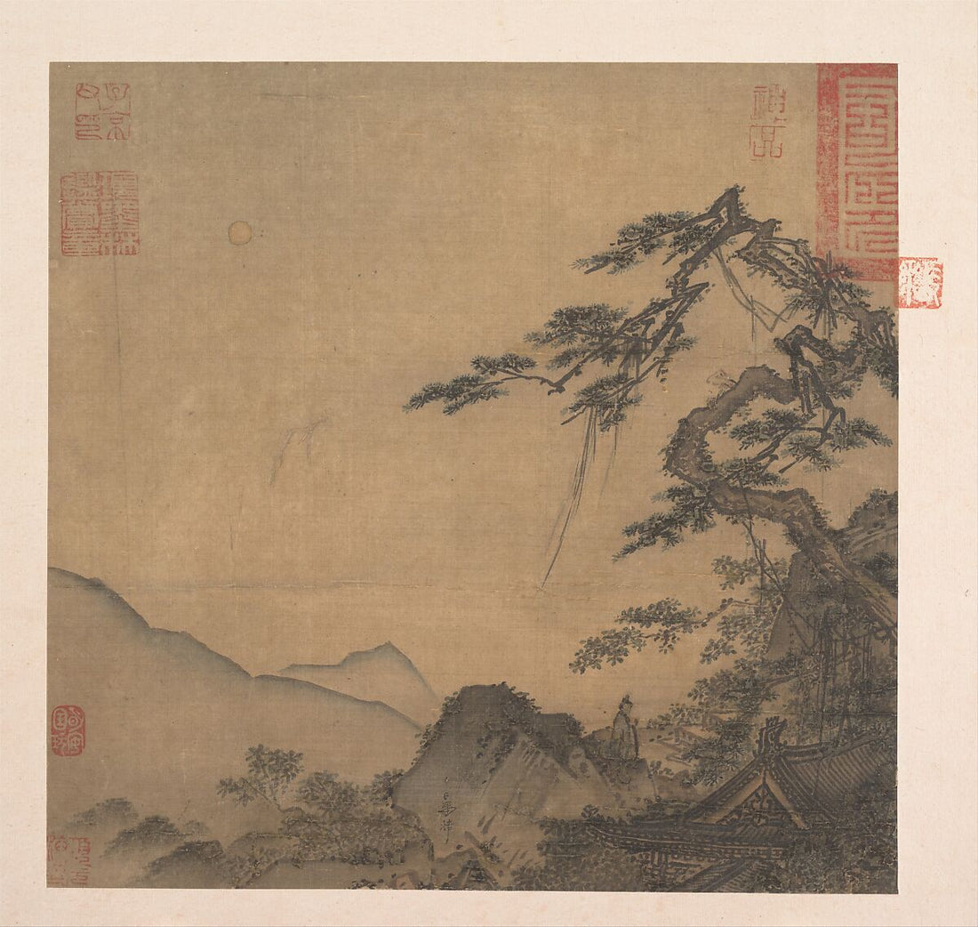 Ma Lin landscape with a great pine, Southern Song dynasty, The Metropolitan Museum of Art