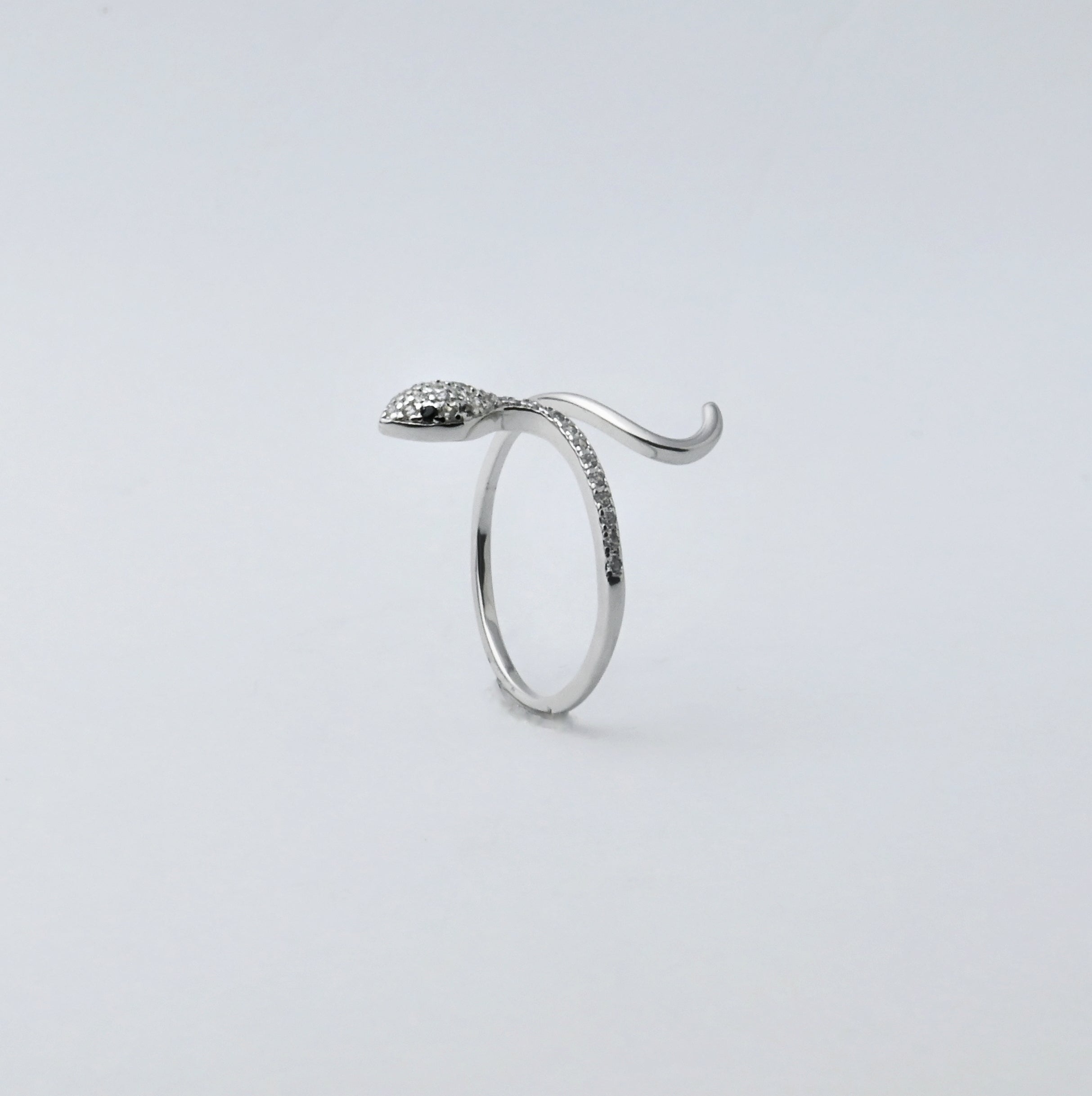 925 Silver Snake Wrap Ring