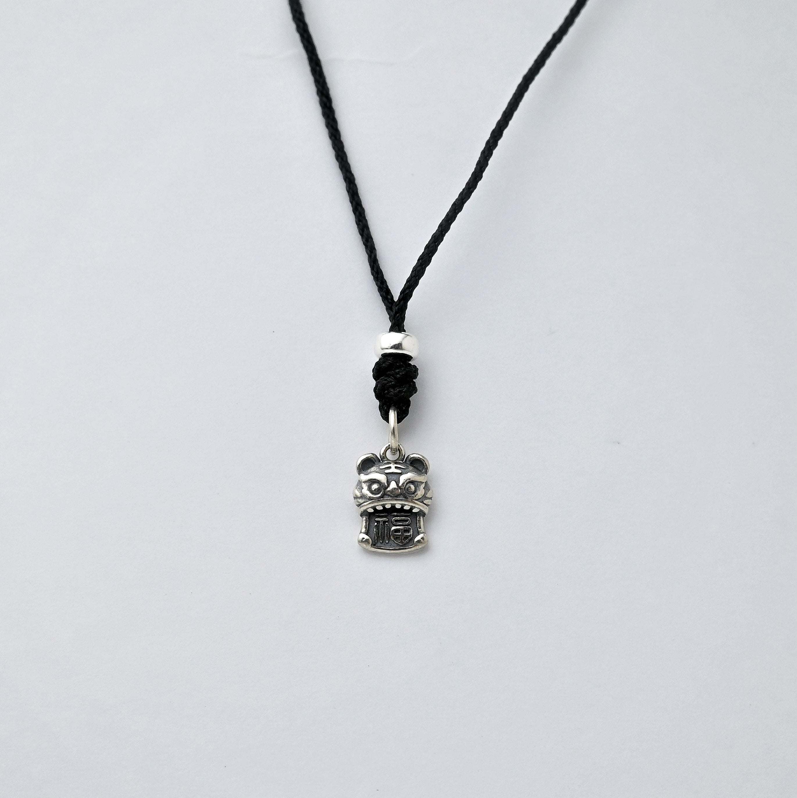 Lion Dance 925 Silver Lucky Necklace