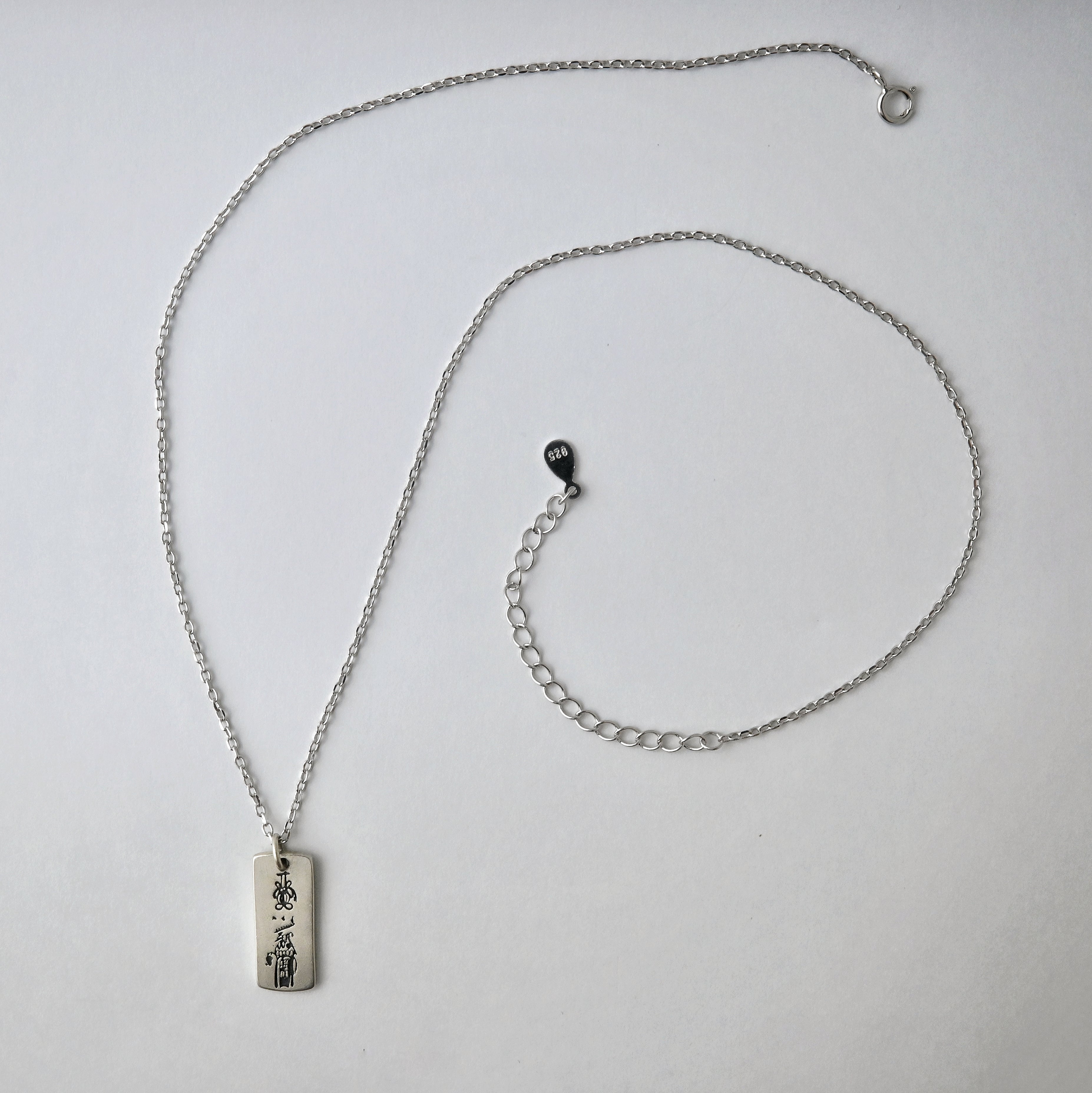 Silver Wealth Talisman Necklace