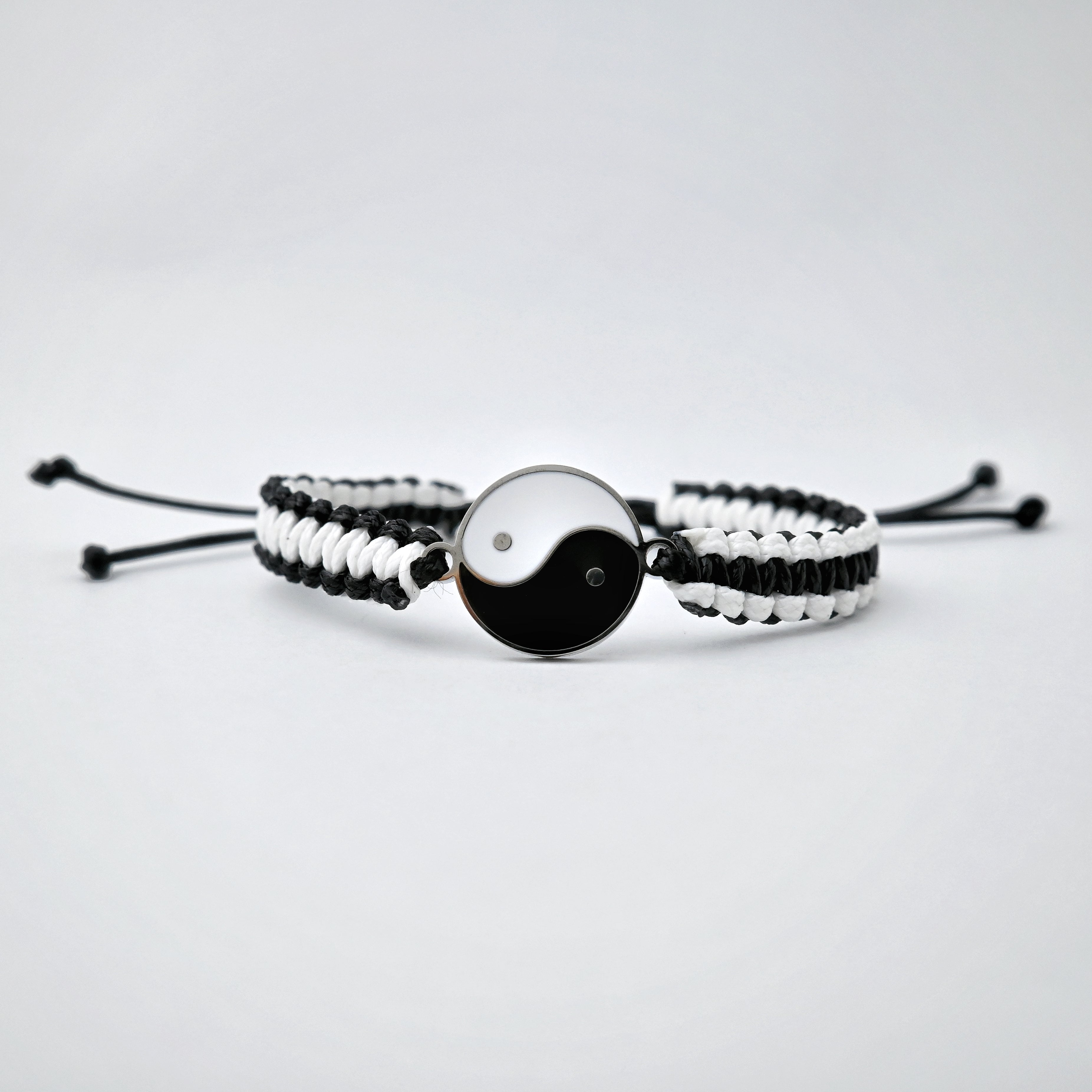 Yin-Yang Energy Taiji Woven Bracelet