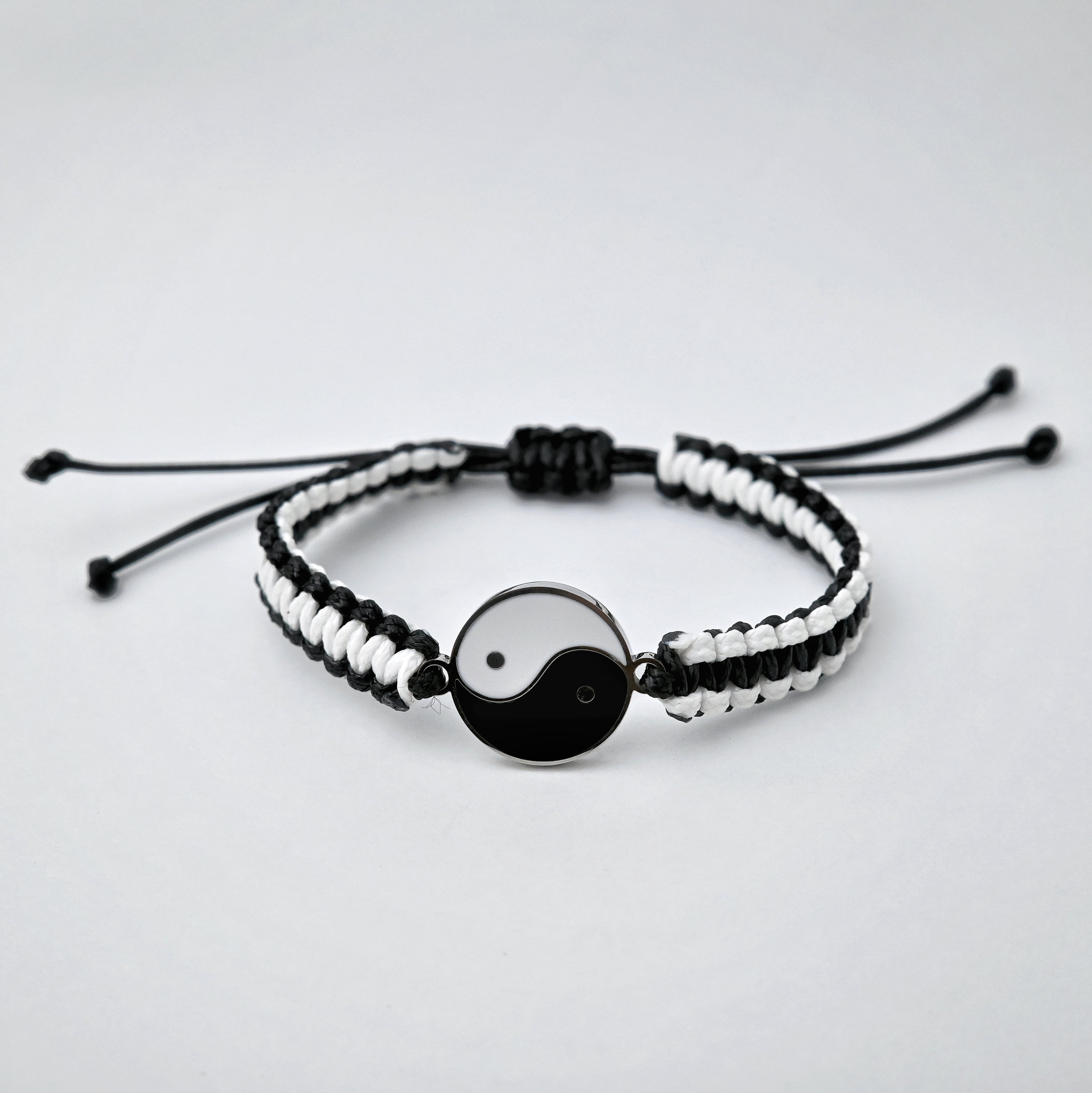 Yin-Yang Energy Taiji Woven Bracelet