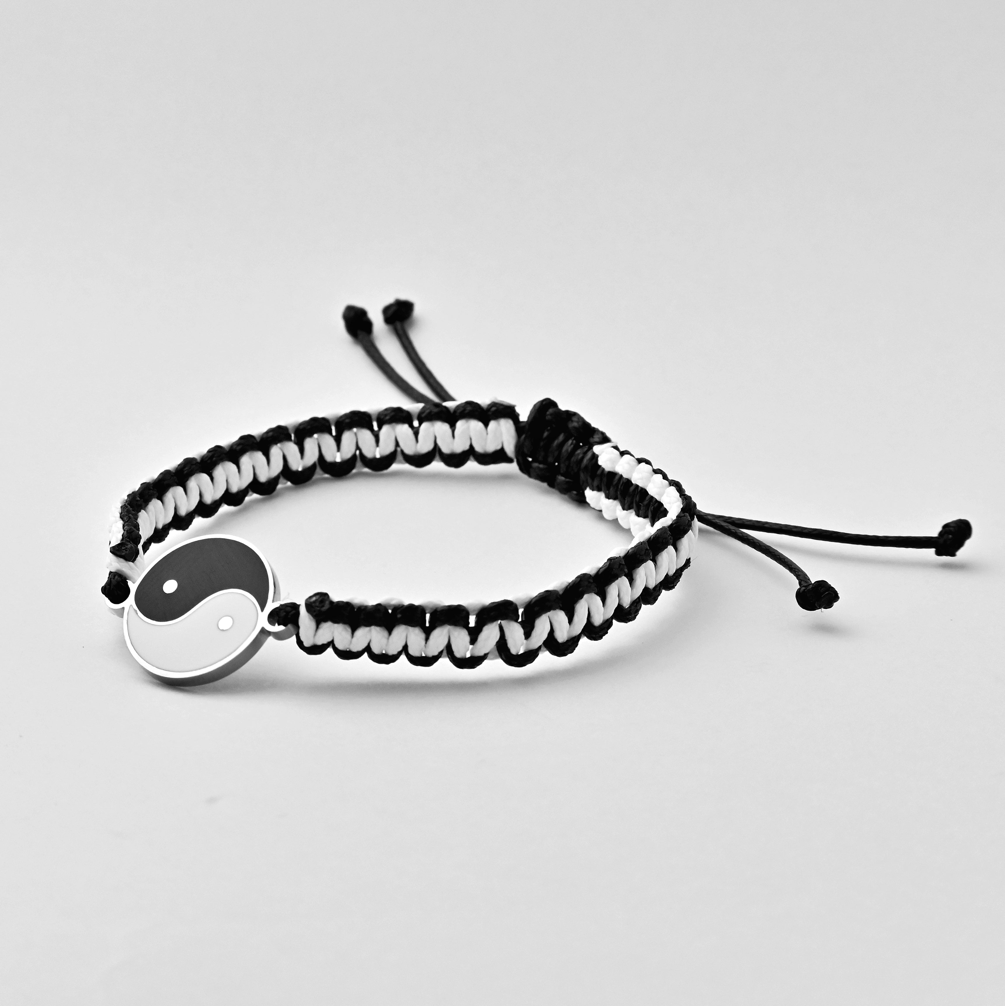 Yin-Yang Energy Taiji Woven Bracelet